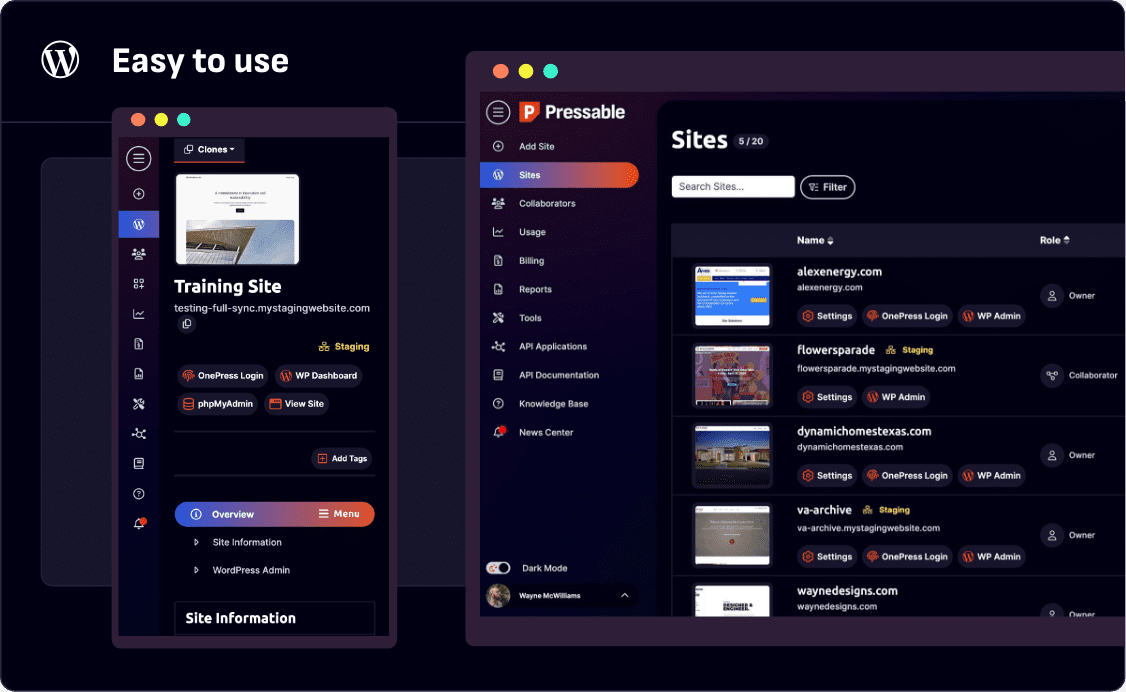 Pressable feature overview